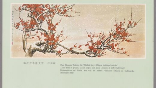梅花欢喜满天雪中国画.jpg