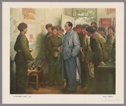毛主席夸咱能文又能武油画.jpg