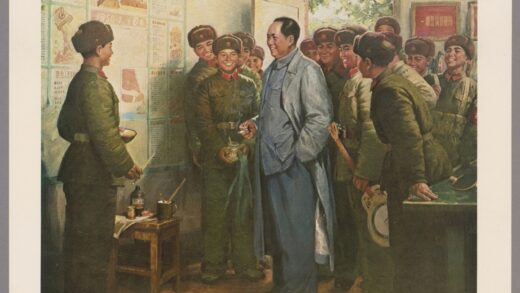 毛主席夸咱能文又能武油画.jpg