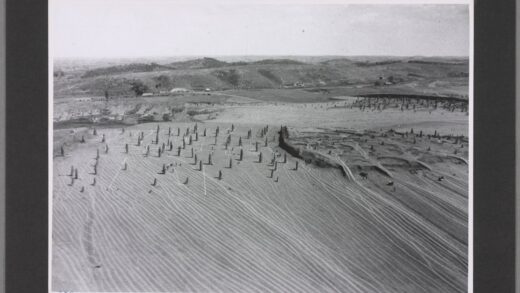汉口至郴县劳工挖土计量蚁冢状土堆老照片.jpg