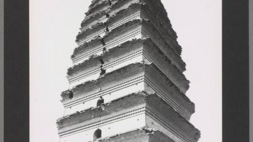 西安南门外佛教寺庙与宝塔老照片.jpg