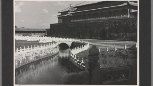 金水河与午门紫禁城北京中国老照片.jpg