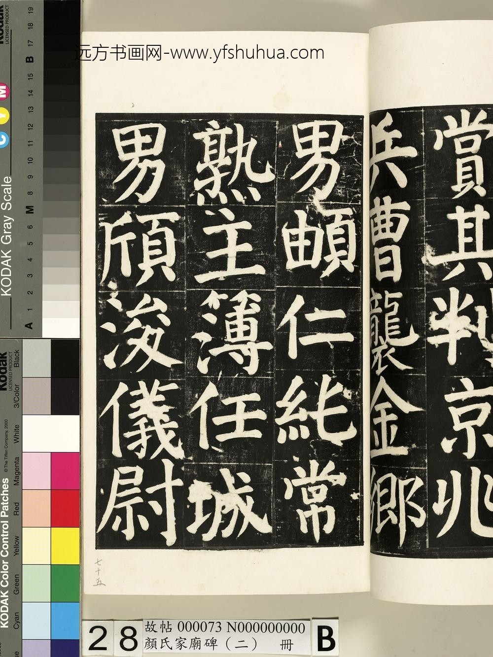 颜氏家庙碑（二）册- ()