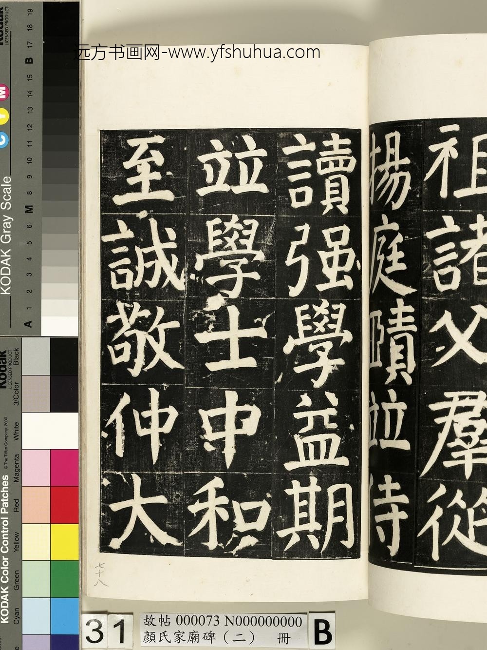 颜氏家庙碑（二）册- ()