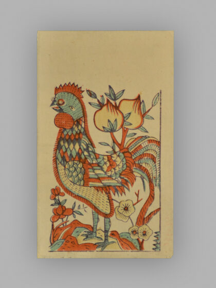 安徽临泉木版年画 鸡.jpg