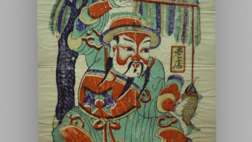 安徽毫县木版年画 渔翁得利.jpg