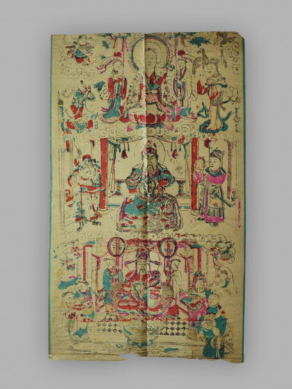 安徽芜湖木版年画 佛神图.jpg