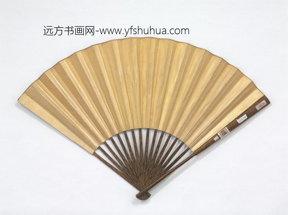 明董其昌书临十七帖成扇