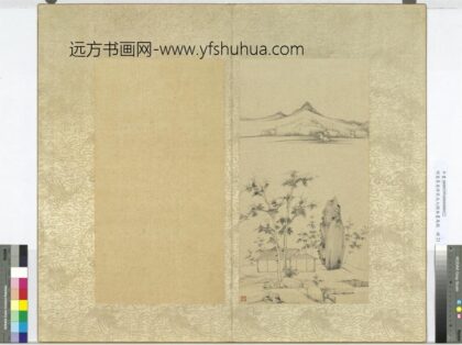 明董其昌仿宋元人缩本画及跋册仿倪瓒林堂诗思图.jpg