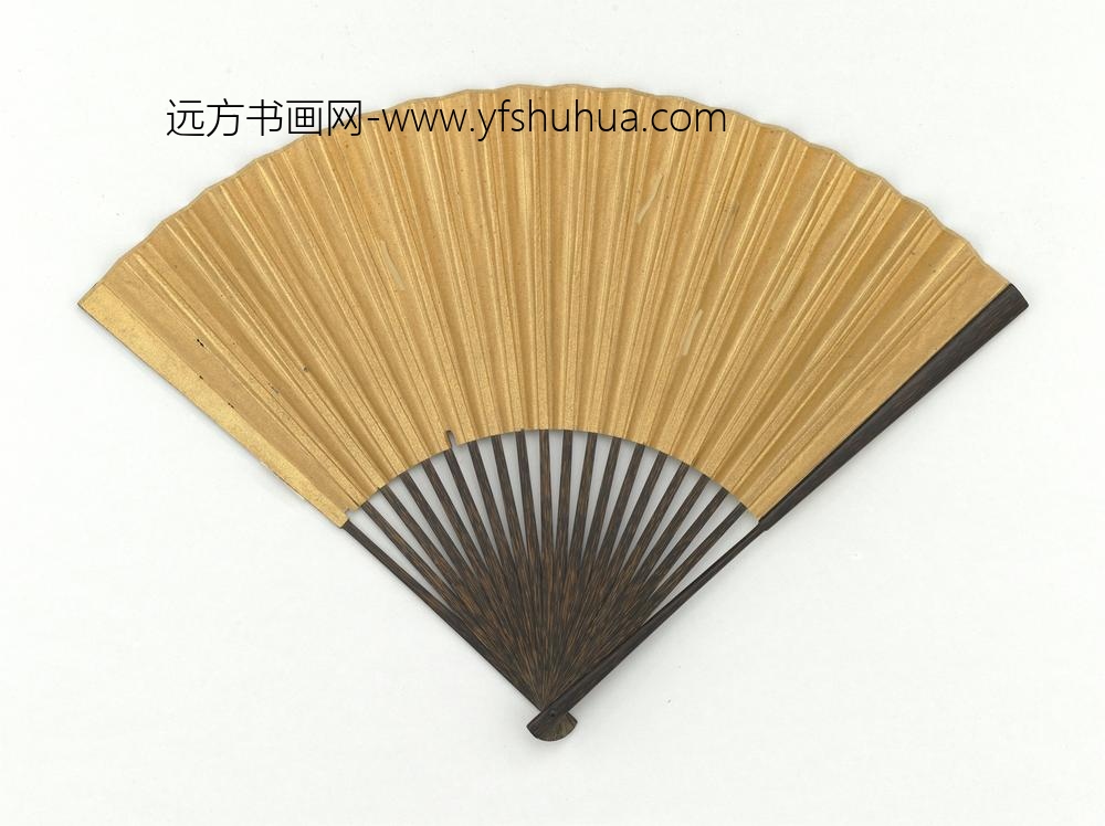 明董其昌画云山图成扇