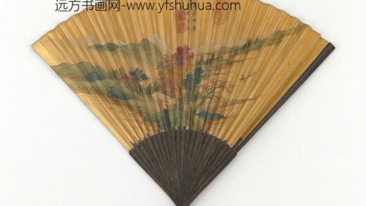 明董其昌画峒关蒲雪成扇 1.jpg