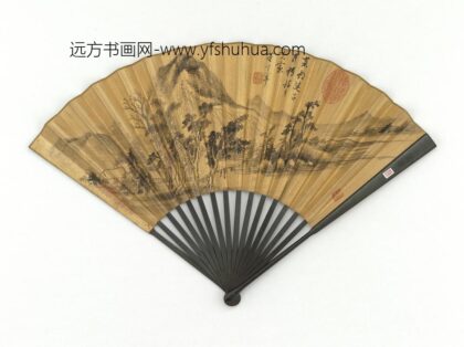 明董其昌画平林远岫成扇 1.jpg