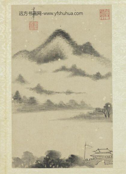 明董其昌画舟行十景册夏云在望.jpg