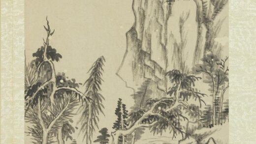 明董其昌画舟行十景册夏日垂阴.jpg