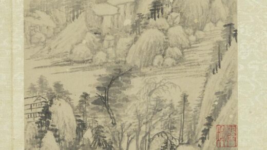 明董其昌画舟行十景册茂林迭嶂.jpg