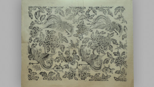 江苏扬州木版年画 凤穿牡丹.jpg