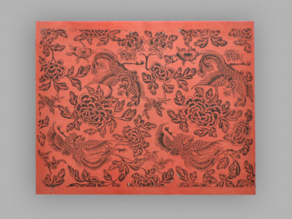 江苏扬州木版年画 凤穿牡丹.jpg