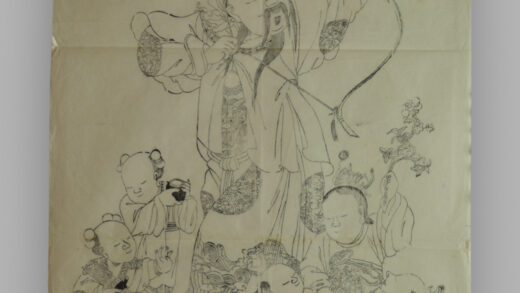 江苏扬州木版年画 张仙.jpg