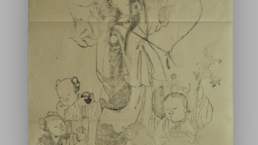 江苏扬州木版年画 张仙.jpg