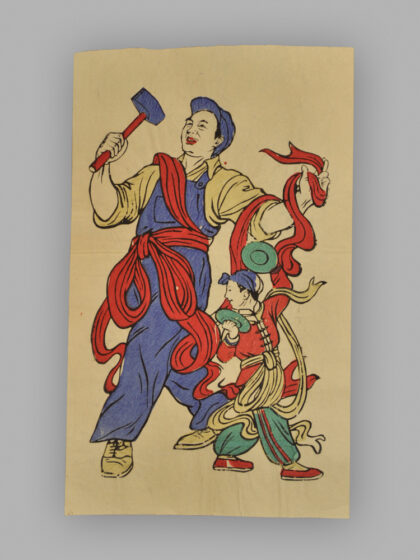 江苏扬州木版年画 扭秧歌.jpg
