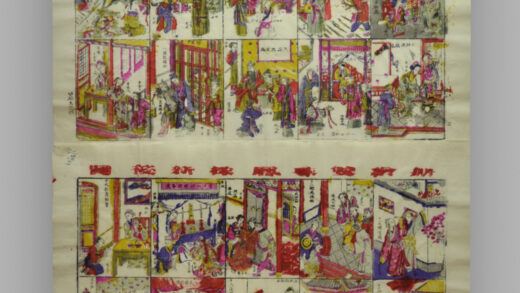 江苏苏州桃花坞木版年画 新绘双珠凤.jpg