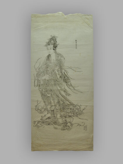 江苏苏州桃花坞木版年画 观音.jpg