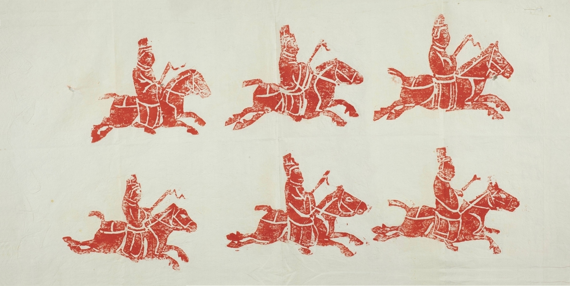 漢畫像石騎馬圖