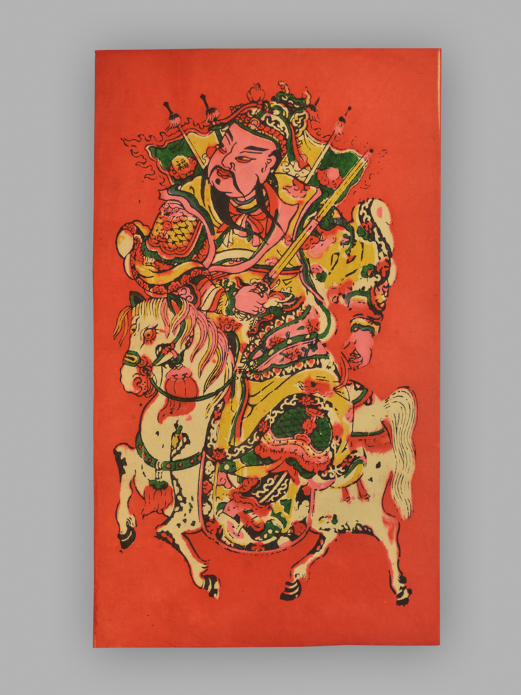 福建泉州木版年画_秦琼尉迟恭