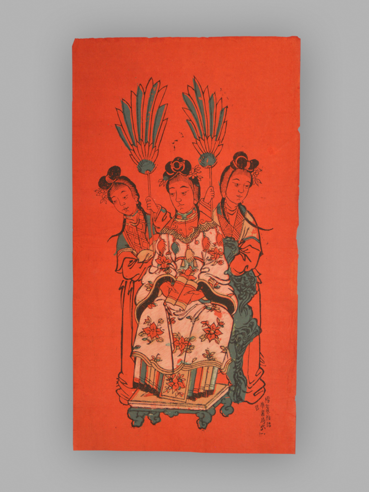福建漳州木版年画_人物图