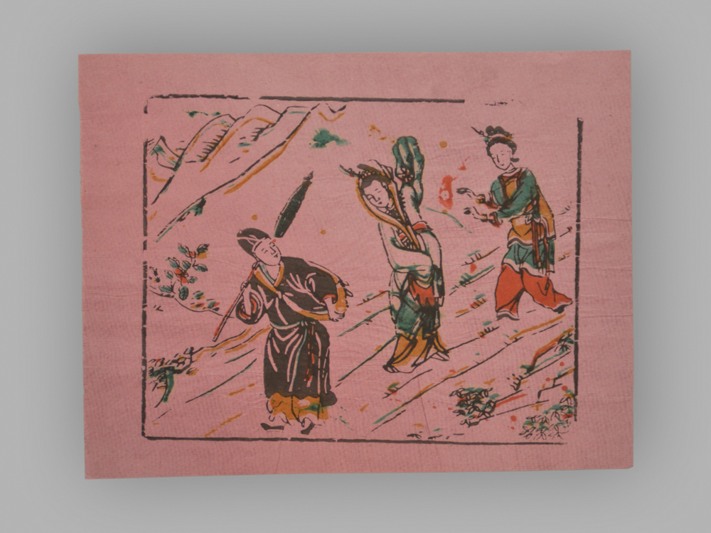 福建漳州木版年画_人物故事