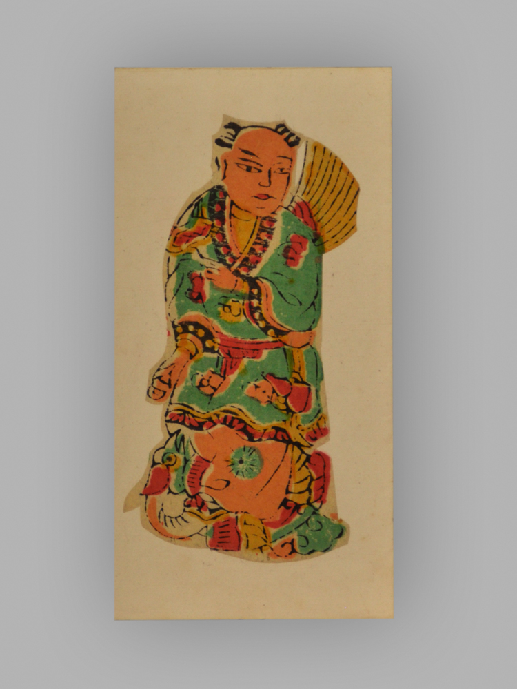 福建漳州木版年画_八仙祝寿