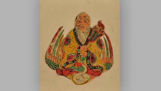 福建漳州木版年画 八仙祝寿.jpg