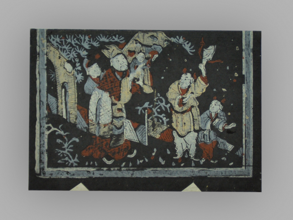 福建漳州木版年画_福禄寿喜