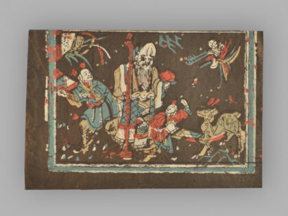 福建漳州木版年画 福禄寿喜.jpg