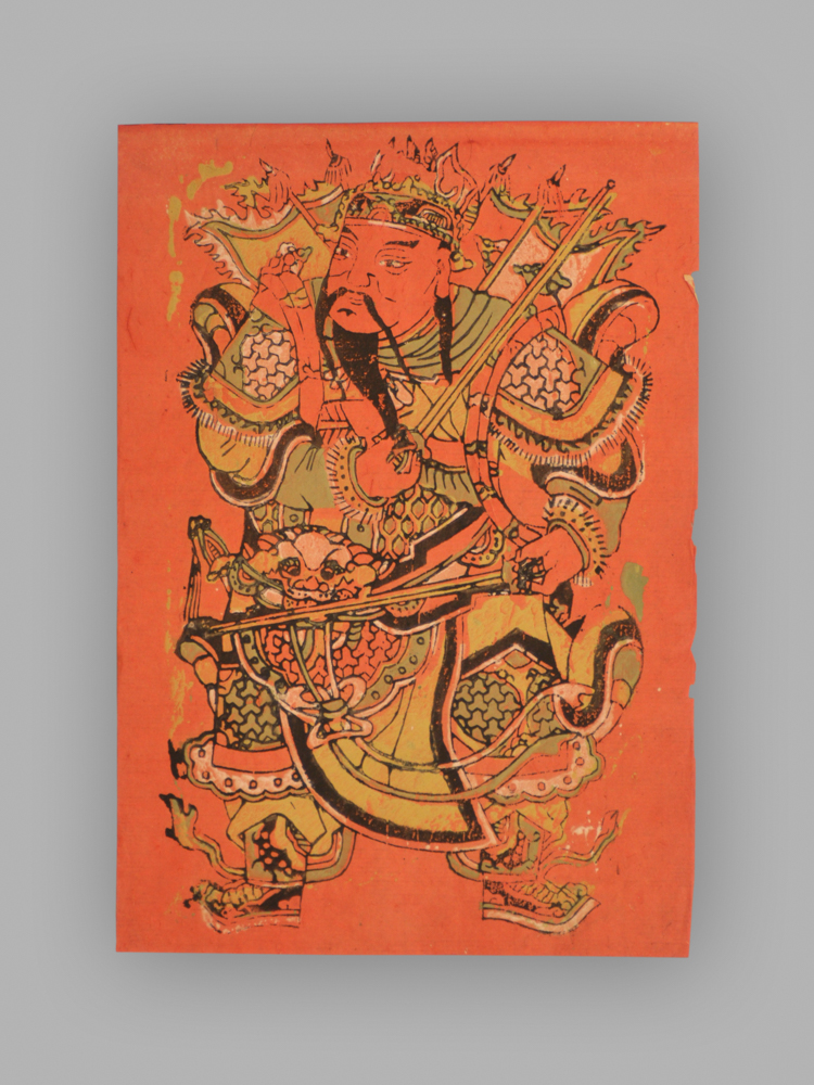 福建漳州木版年画_秦琼_尉迟恭