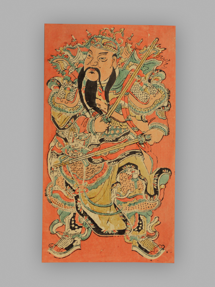 福建漳州木版年画_秦琼_尉迟恭