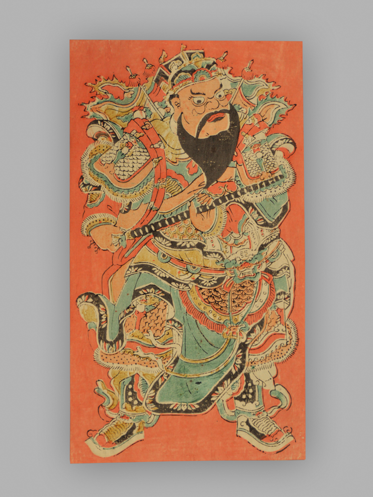 福建漳州木版年画_秦琼_尉迟恭