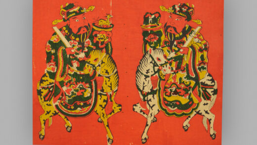 福建漳州木版年画 秦琼 尉迟恭.jpg