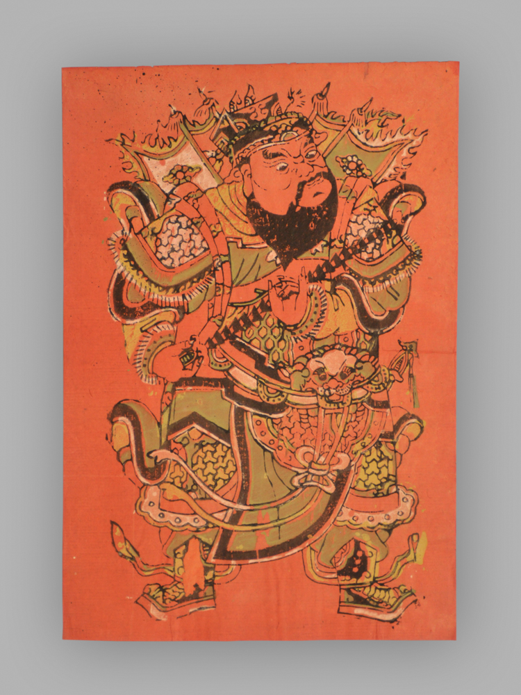 福建漳州木版年画_秦琼_尉迟恭