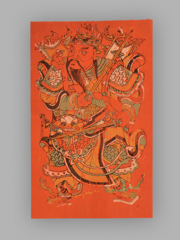 福建漳州木版年画_秦琼尉迟恭