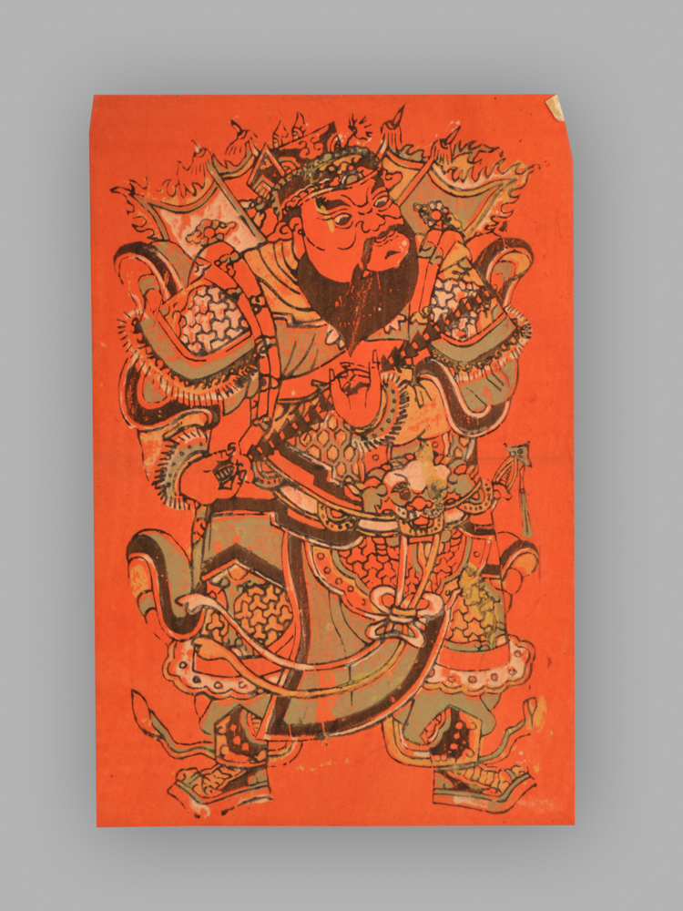 福建漳州木版年画_秦琼敬德