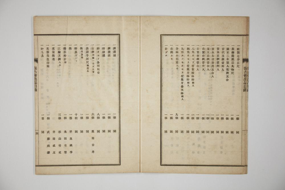 _保古会出品目录__