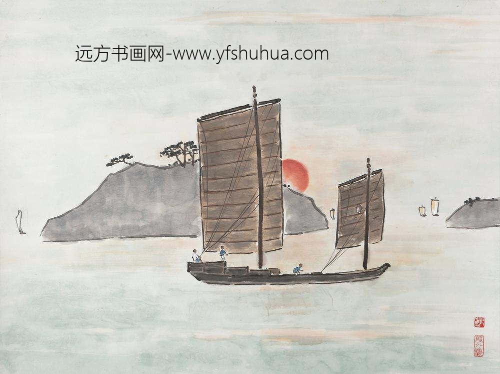 _陈树人长江所见轴