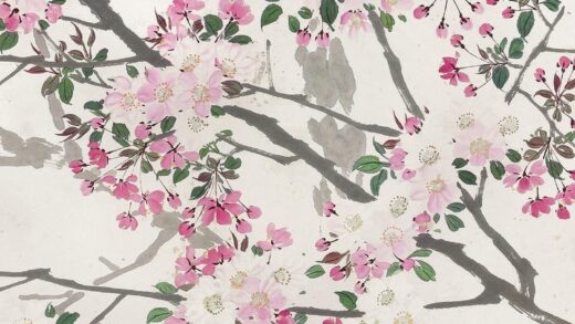 156 陈树人海棠图轴.jpg