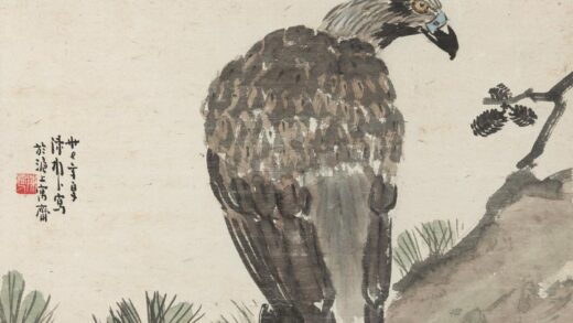 160 陈树人松鹫轴.jpg