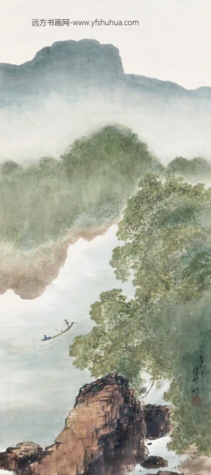 167 陈树人载鹤图轴.jpg