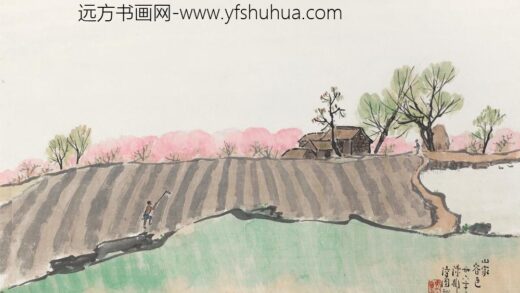 169 陈树人山家春色轴.jpg