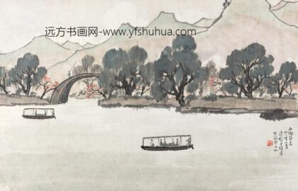 178 陈树人西湖春色图轴.jpg