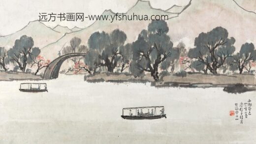 178 陈树人西湖春色图轴.jpg