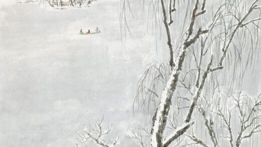 237 近代陈树人雪湖图轴.jpg